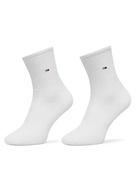 Tommy Hilfiger Șosete lungi alb