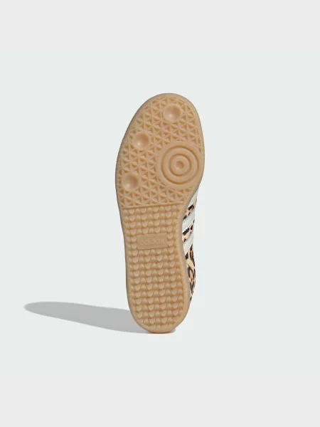 Кожаные кеды Adidas бежевые