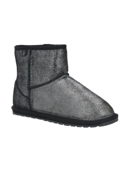 Cipő EMU Australia Wallaby Mini Metallic Teens Black fekete
