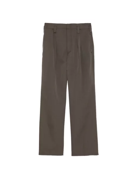Pantaloni Paul Smith de lână maro