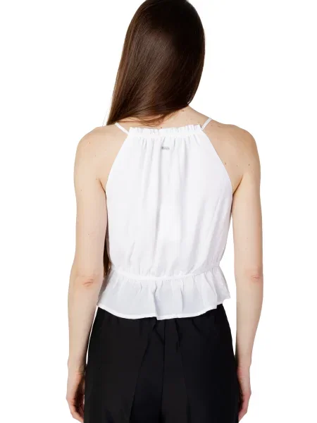 Bluzka Pepe Jeans bez rękawów czarna