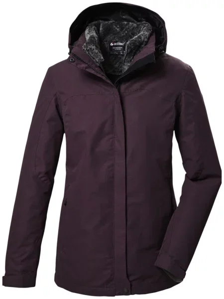 KILLTEC Zimná bunda KOW WMN JCKT Outdoorjacke' červená