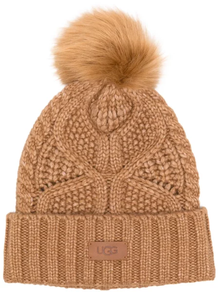 Шапка Ugg кафяво