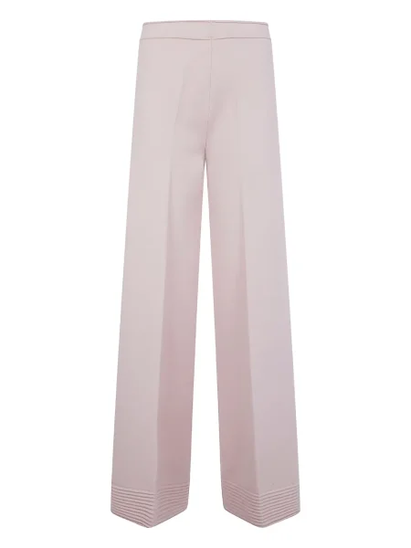 Pantaloni D.exterior de lână roz