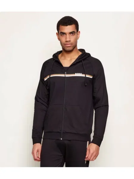 BOSS BLACK Hanorac Authentic Jacket H negru