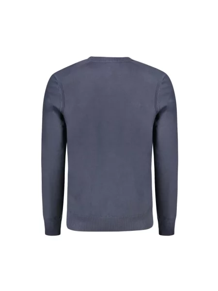 Dzianinowy sweter Hugo Boss niebieski