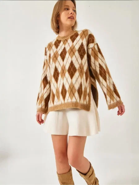 Bianco Lucci Pulover Pullover' bež
