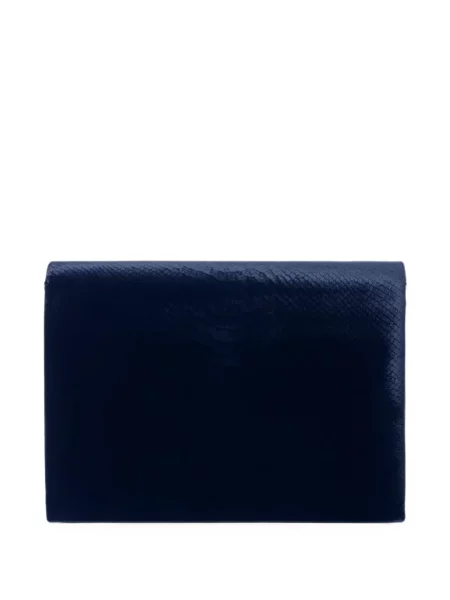 Torbica Elisabetta Franchi od samta s printom plava