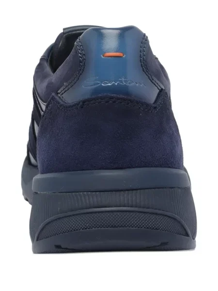 Szarvasbőr sneaker Santoni kék