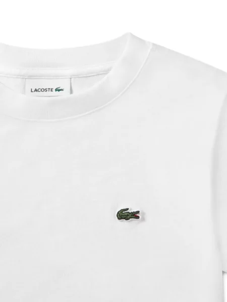 Tricou copii Lacoste alb