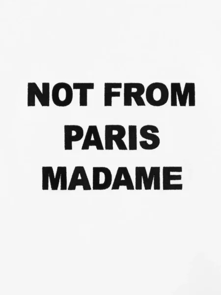 Slogan vesta Drôle De Monsieur bijela