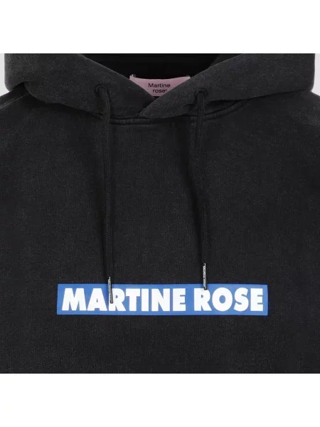Bluza z kapturem Martine Rose z kapturem klasyczna czarna