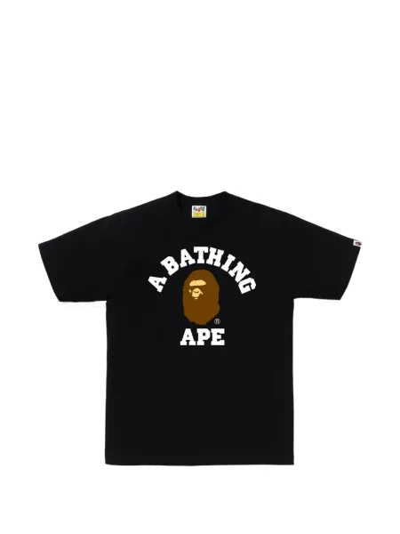 Scurt tricou A Bathing Ape® cu mâneci scurte negru