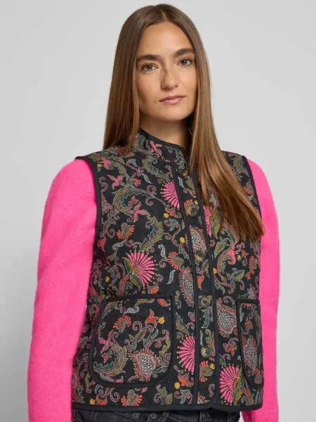 Kamizelka z listwą guzikową model ‘Cairo’ Lollys Laundry