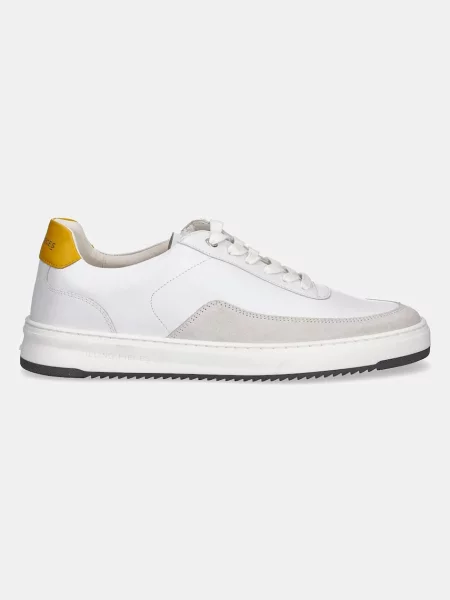 Filling Pieces sneakersy skórzane Mondo Squash Tag biały