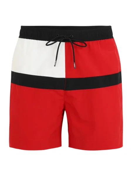 Olcsóbban. Férfi úszónadrág Tommy Hilfiger Medium Drawstring primary red. Méret: L piros