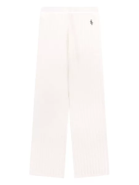 Pantaloni Sporty & Rich alb