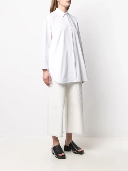 Lung cămașă Jil Sander alb