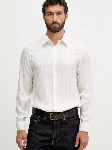 Armani Exchange Košile béžová