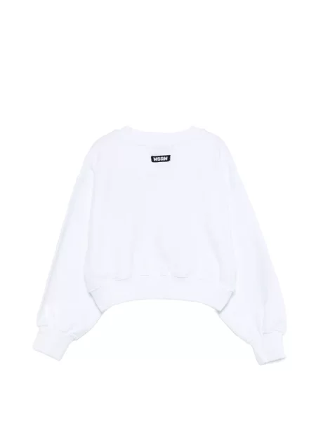 Bluza dziecięca Msgm biała