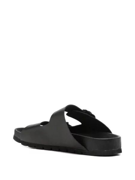 Sandale Cult din piele cu cataramă negru