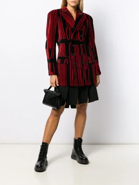 Plisované plisované sukně Jean Paul Gaultier Pre-owned černé