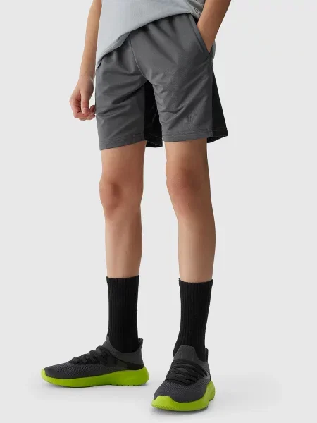 Pantaloni scurți de sport copii 4f negru