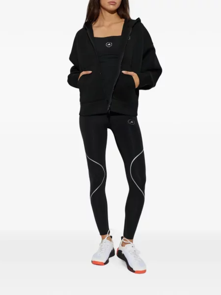 Hoodie Adidas By Stella Mccartney με σχέδιο μαύρο