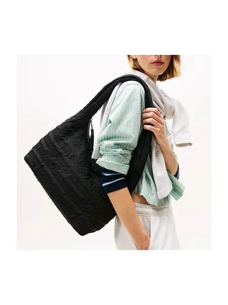 Geanta crossbody Tommy Jeans negru