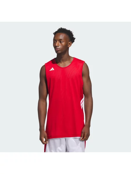 Koszulka 3G Speed Reversible Basketball AEROREADY biała