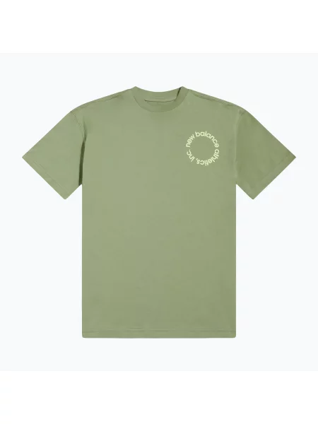 Gyerek póló New Balance Circular Logo Graphic Tee oregano. Méret: cm zöld