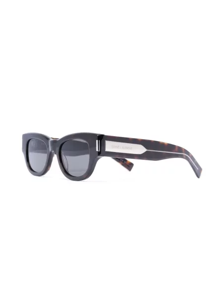 Sluneční brýle Saint Laurent Eyewear hnědé