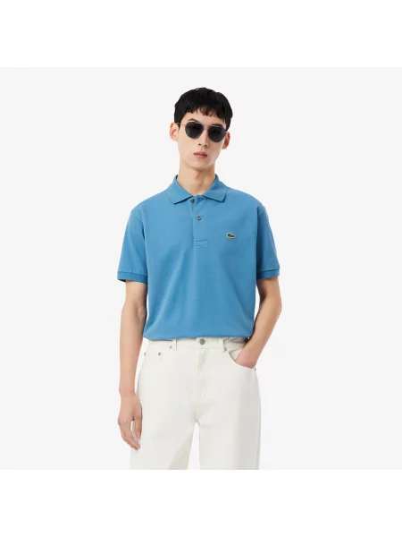Lacoste Koszulka Polo Classic Fit niebieska
