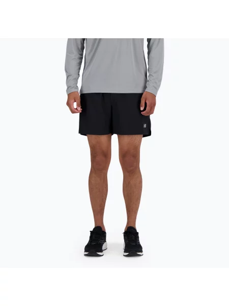 Férfi rövidnadrág New Balance AC Seamless 5 Inch Lined black AC Seamless 5" Lined fekete