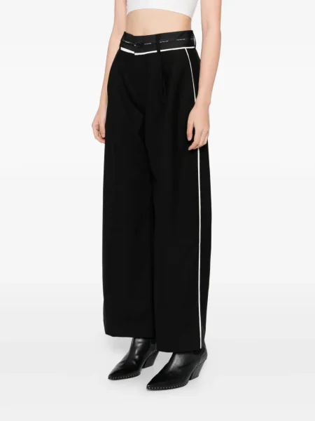 Pantaloni Feng Chen Wang negru