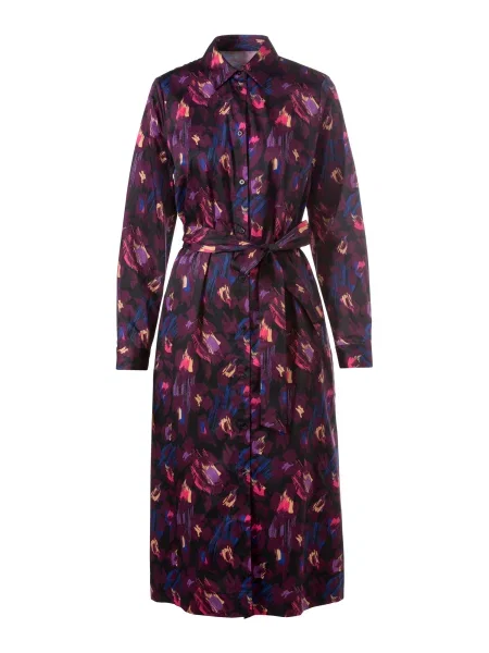 Heine Rochie tip bluză albastru închis / lila / portocaliu caisă / roz zmeură negru