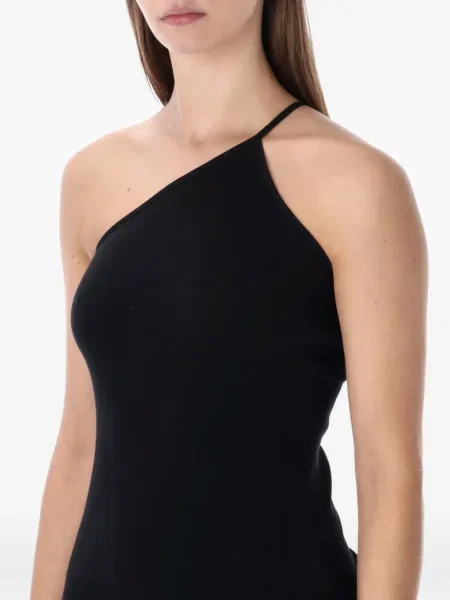 Top Rick Owens cu un umăr gol negru