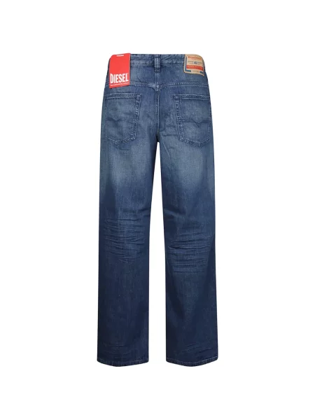 Blugi Diesel cu picior lat albastru
