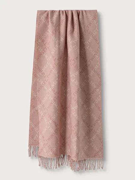 Twinset fular pentru femei roz