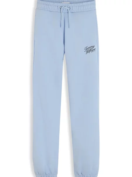 Tommy Hilfiger pantaloni de trening pentru femei cu albastru