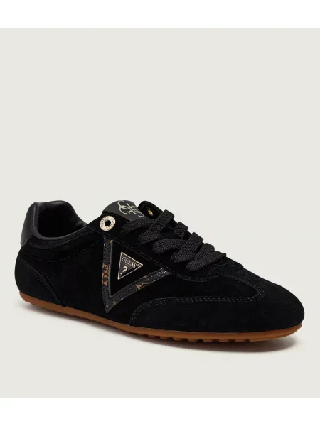 Guess Sneakers Relli | piele întoarsă negru