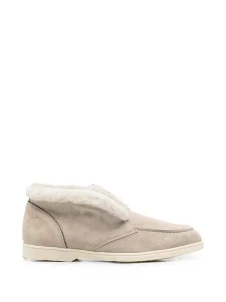 Pantofi loafer Doucal's din piele de căprioară