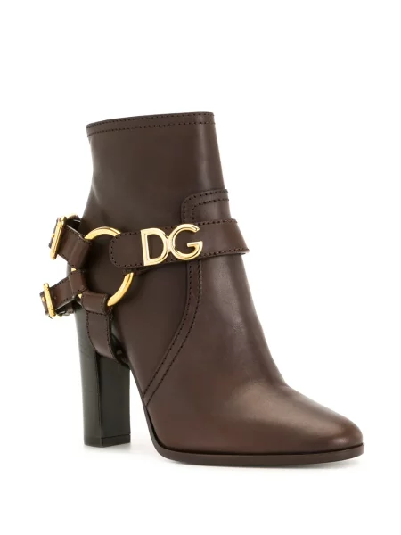 Cizme scurte Dolce & Gabbana maro