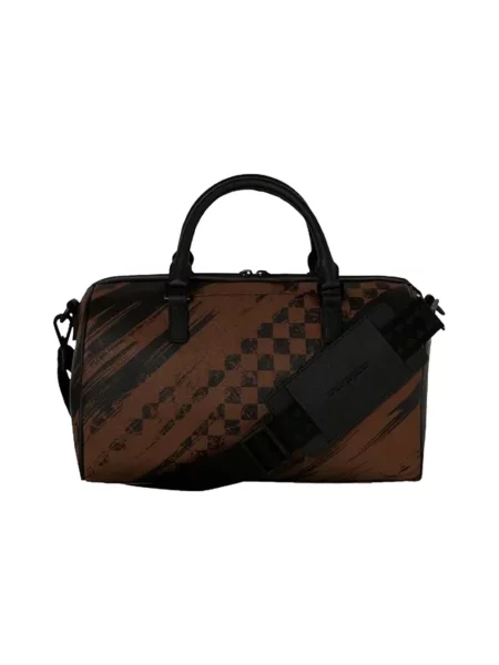Torba Sprayground w stylu grunge brązowa