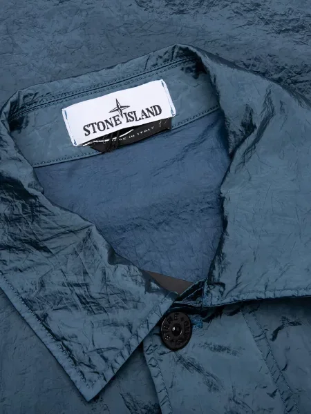 Geacă Stone Island cu strasuri albastru