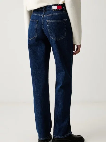 Tommy Jeans jeansy straight granatowe