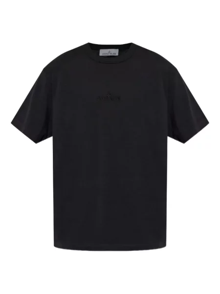 Tricou Stone Island cu strasuri negru