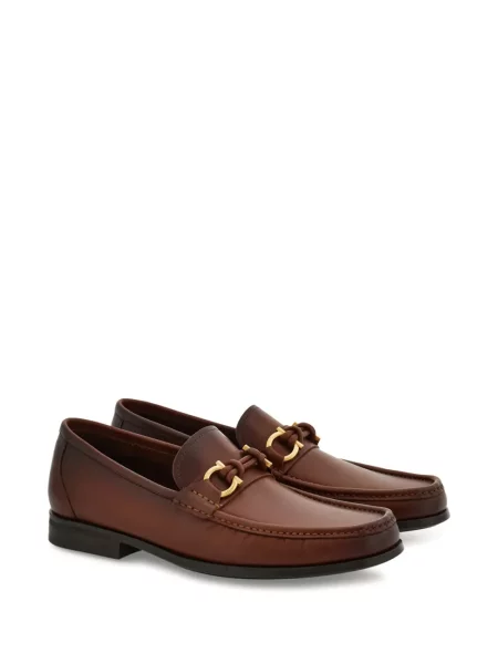 Pantofi loafer Ferragamo din piele maro