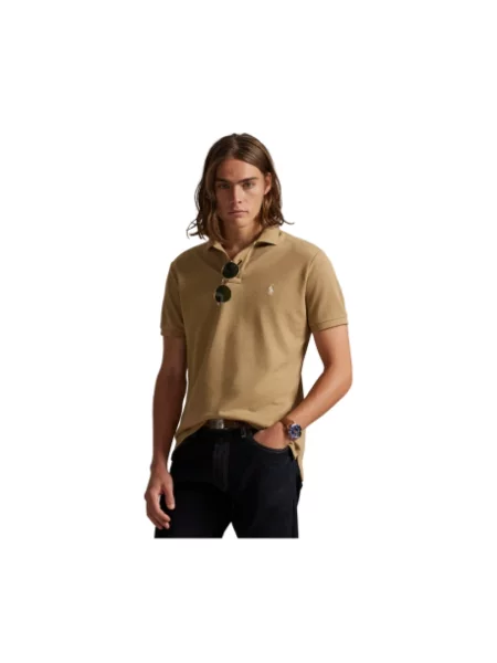 Koszulka Ralph Lauren brązowa