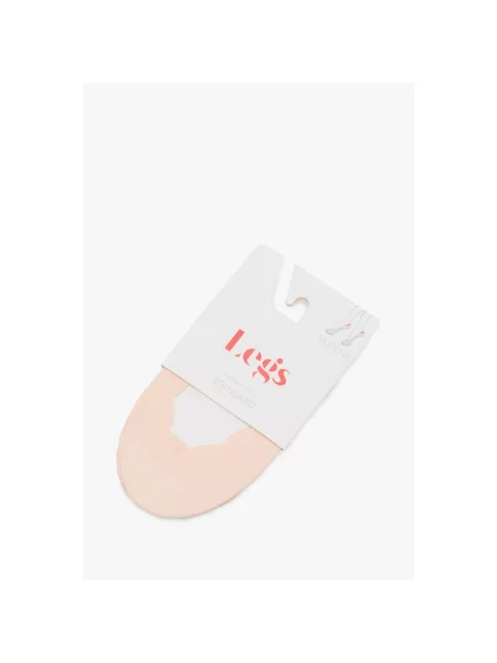 Шкарпетки-слідки кремові Legs бежеві